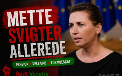 Mette Frederiksen svigter allerede før regeringen er dannet